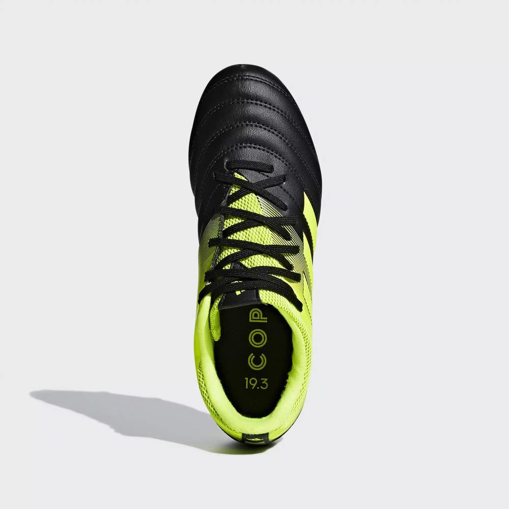 Adidas Copa 19.3 Firm Ground Tacos de Futbol Negros Para Niña (MX-60769)